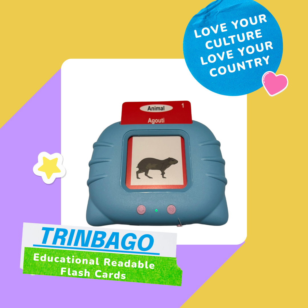 TRINBAGO Educational Readable Flash Cards
